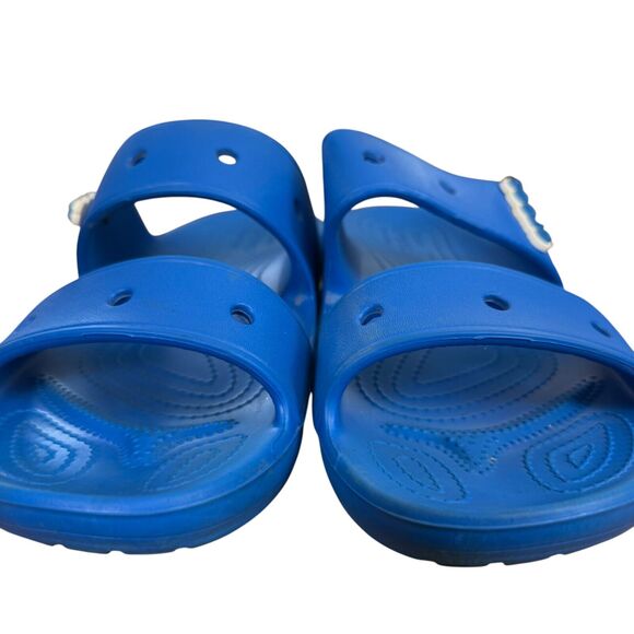 Crocs Classic Double Strap Slides Rubber Shoes Unisex M 10 / W 12 Slip On Sandal - Picture 7 of 16